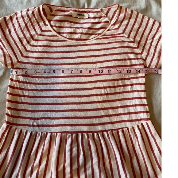 Madewell Striped Linen Cotton Blend Shirt Size XXS - Picture 4 of 9